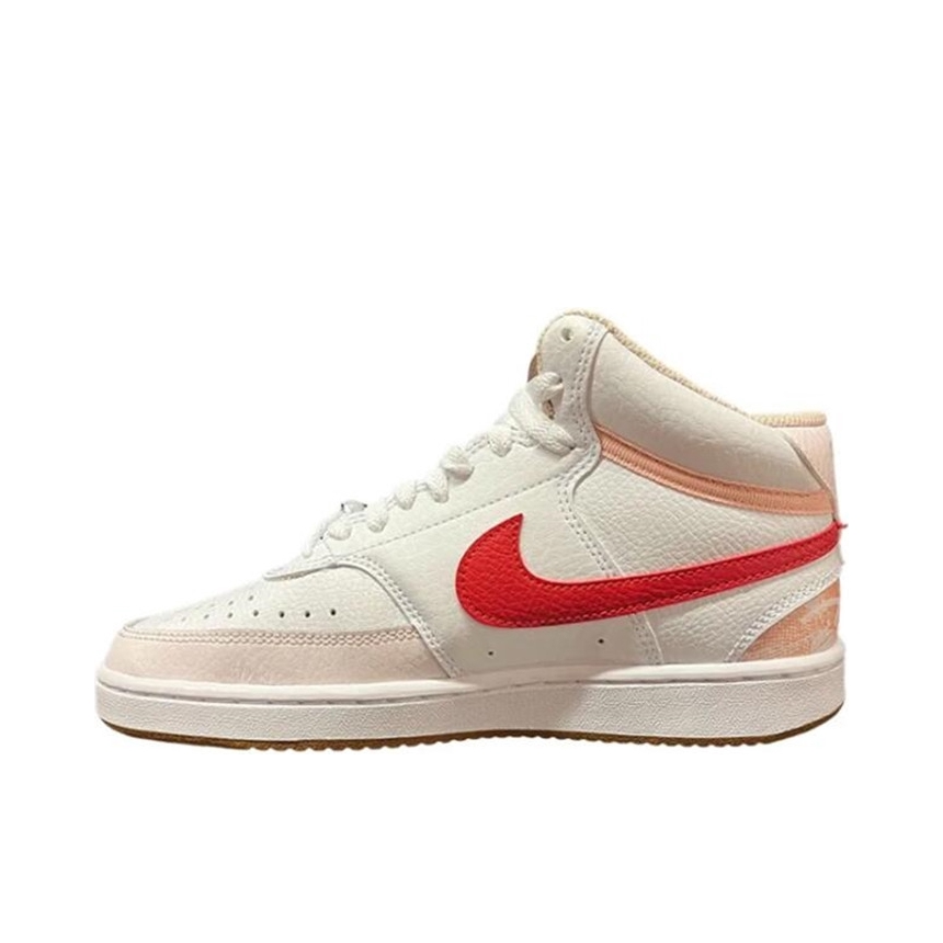 推荐商品：Nike Court Vision 板鞋 复古缓震抓地防滑轻便 白色/米色/红色