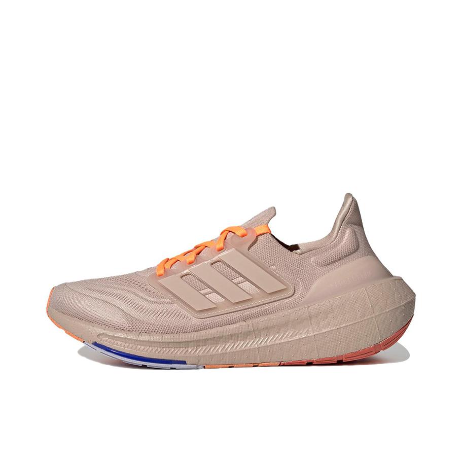 推荐商品：adidas Ultraboost Light 跑鞋 经典UB舒适减震防滑耐磨轻质织物运动随心畅跑抗扭转圆头 沙漠灰/橙色