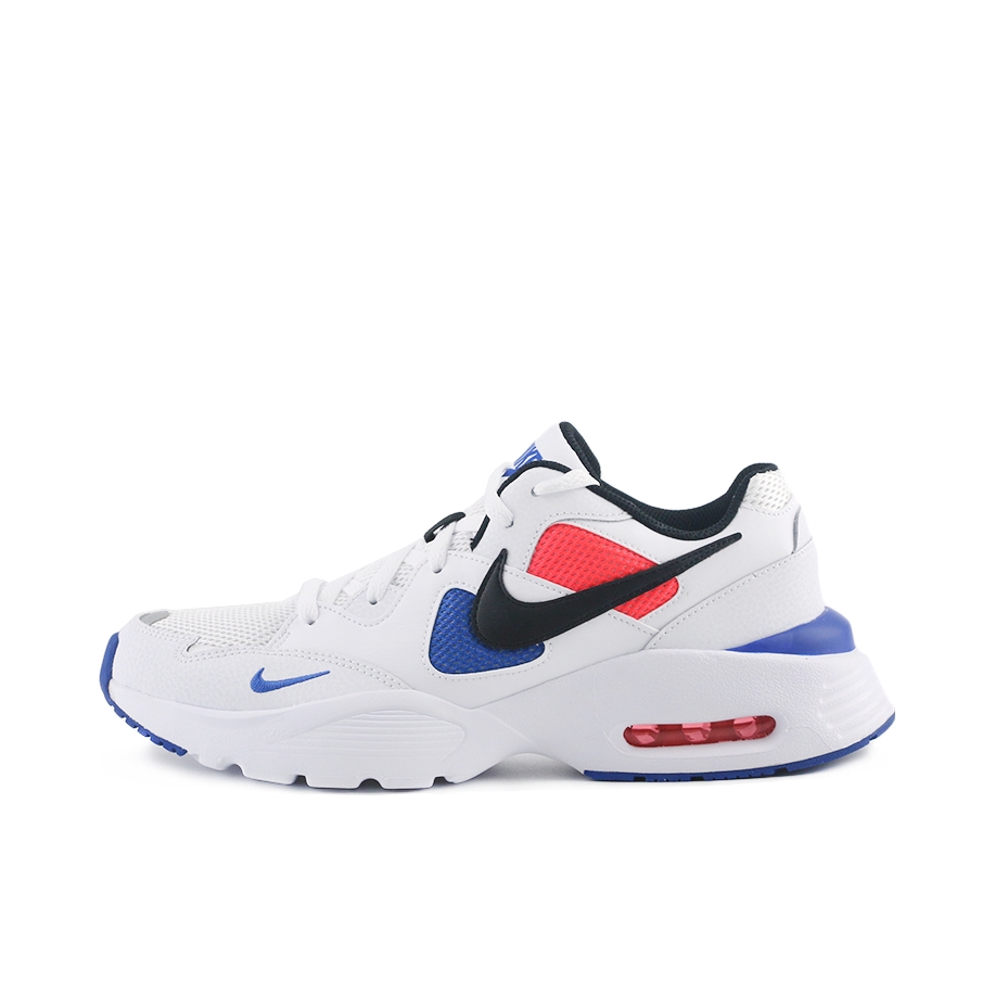 推荐商品：Nike Air Max Fusion 2020 跑鞋 气垫复古经典缓震网面透气短跑 White Blue Red 白蓝红