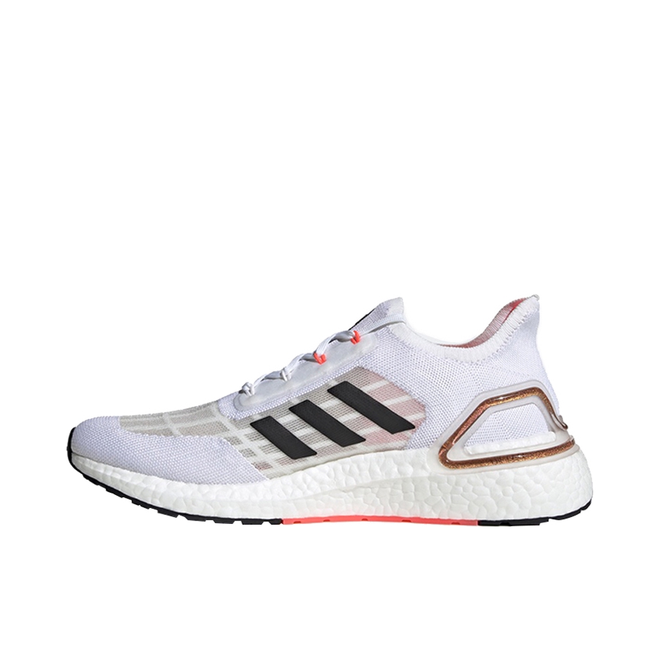 推荐商品：adidas UltraBoost S.Rdy 跑鞋 防滑耐磨舒适轻便透气织物圆头抗扭转 白色/粉色/黑色