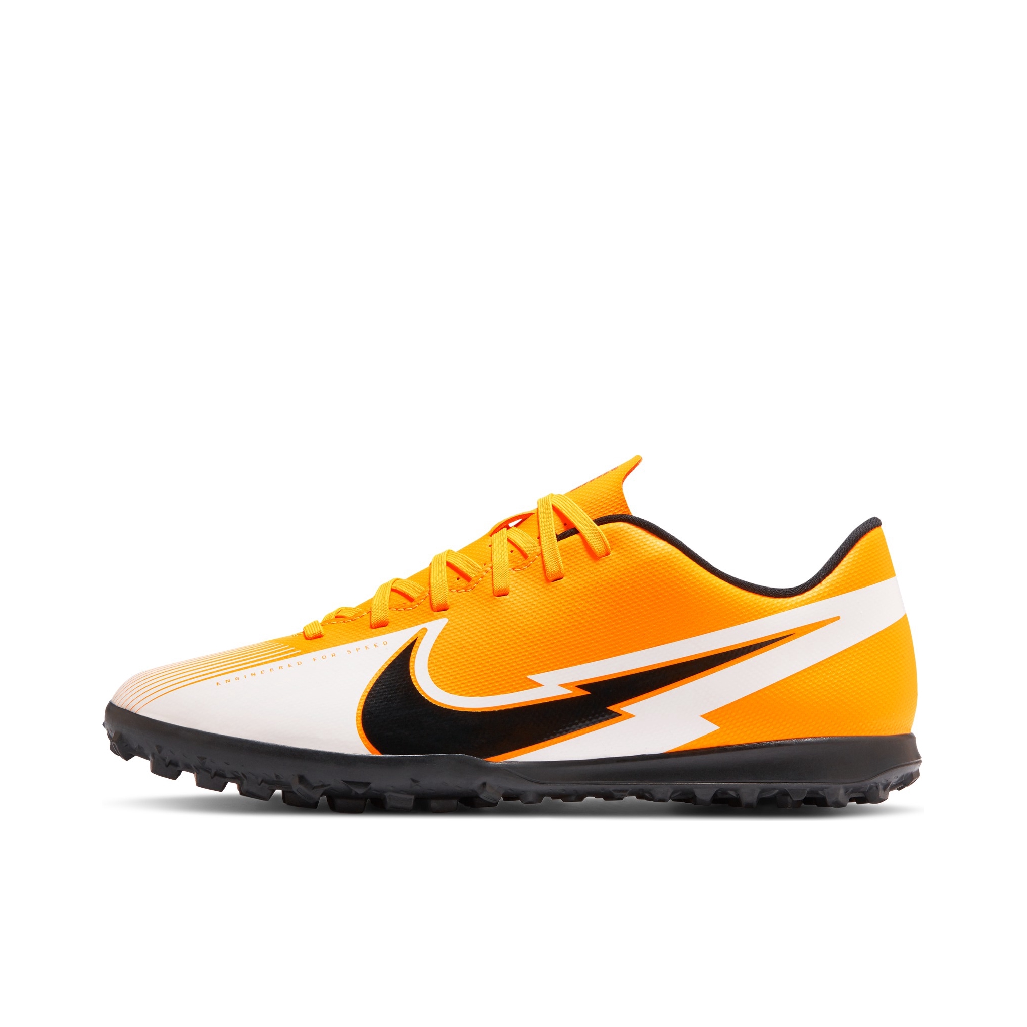 推荐商品：Nike Mercurial Vapor 13 Club TF 低端 碎钉 胶质 人造草地 训练 实战 足球鞋 黄色/白色/黑色