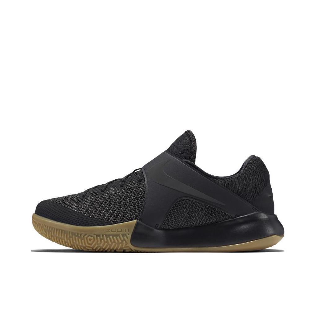 推荐商品：Nike Zoom Live 2017 防滑耐磨 舒适透气 减震回弹 实战 百搭 合成革 时尚潮流 篮球鞋 Isaiah Thomas Black Gum 赭石黑
