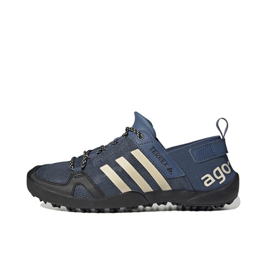 推荐商品：adidas  Terrex Daroga TWO 13 H.RDYA 织物透气 防滑耐磨 舒适减震 涉水 百搭复古  溯溪鞋 户外鞋 蓝色/浅卡其色/黑色