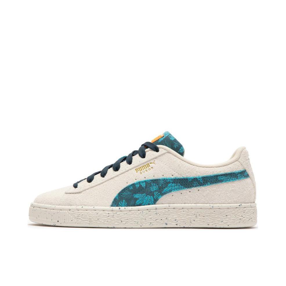 推荐商品：Puma/彪马 Suede Classic 面包鞋 板鞋 舒适百搭防滑耐磨轻便透气复古低帮圆头 白色/蓝黑色