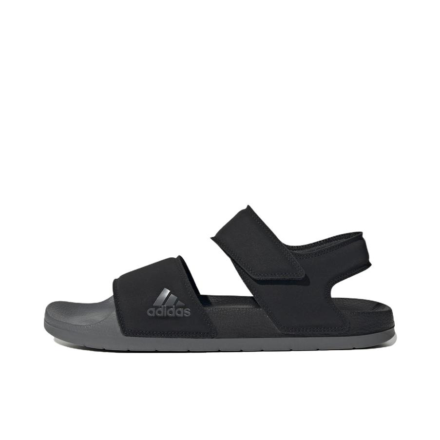 推荐商品：adidas Adilette Sandal 凉鞋 沙滩轻便透气魔术贴防滑耐磨运动一字带 黑色