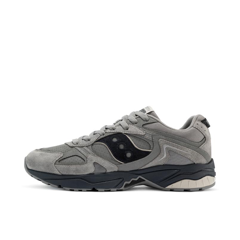 推荐商品：Saucony/索康尼 GSD 90S 休闲百搭 防滑耐磨 缓震 潮流复古 跑鞋 深灰