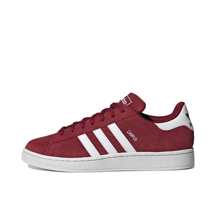 推荐商品：adidas Campus 2.0 板鞋 复古轻便透气防滑耐磨薄底 红色/白色