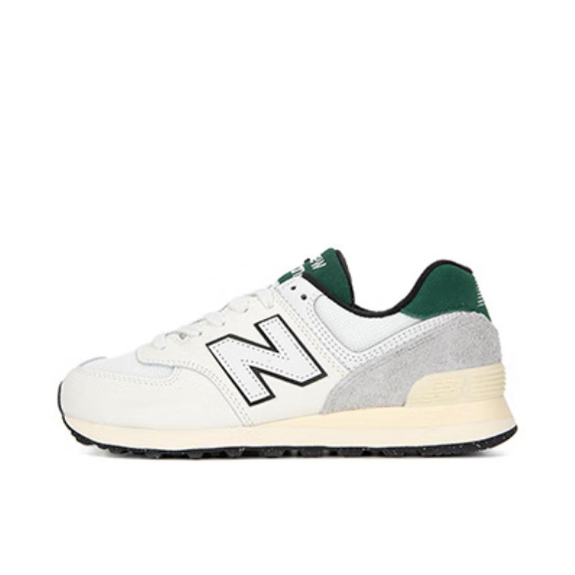 推荐商品：New Balance 574 运动休闲鞋 阿甘鞋 经典复古防滑耐磨缓震舒适透气时尚百搭轻便 白色/绿色/卡其