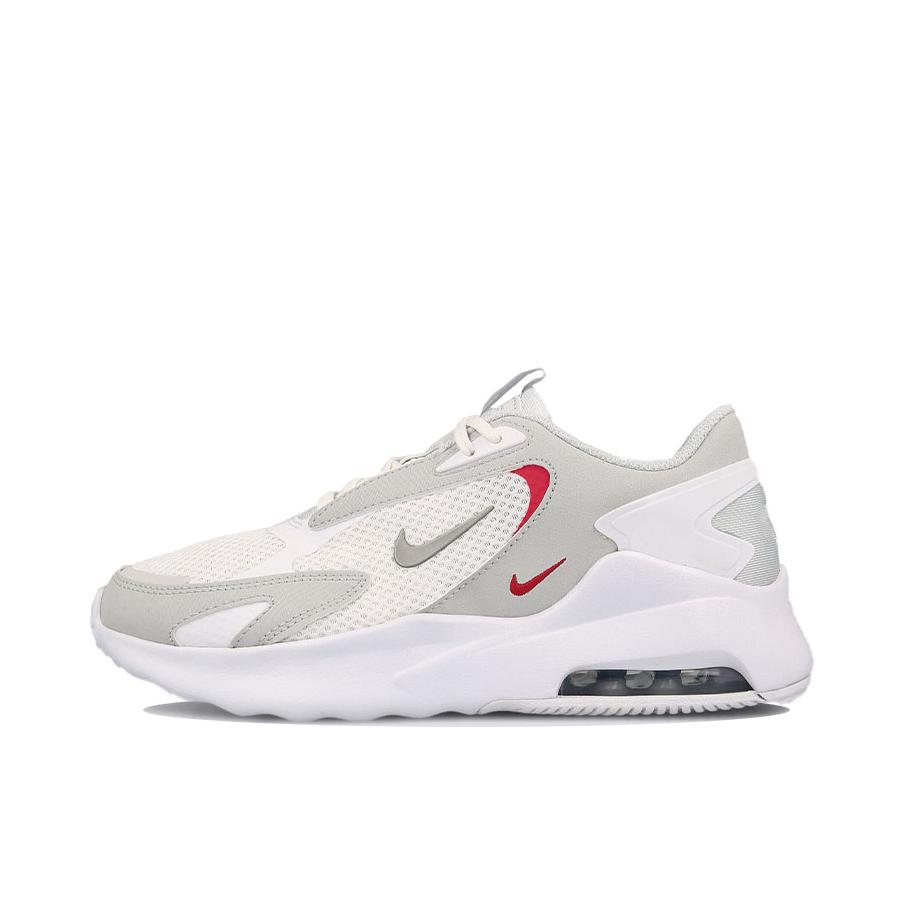推荐商品：Nike Air Max Bolt 跑鞋 气垫缓震防滑耐磨轻便透气支撑织物 女款/白色/灰色/红色
