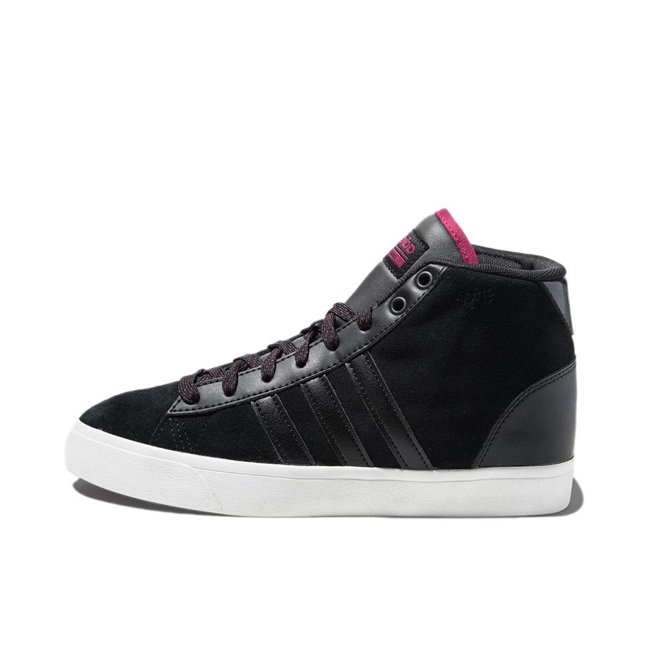 推荐商品：adidas NEO Daily QT 轻便舒适 减震 防滑耐磨 运动休闲鞋 Core Black/Cloud White 黑白/红内衬