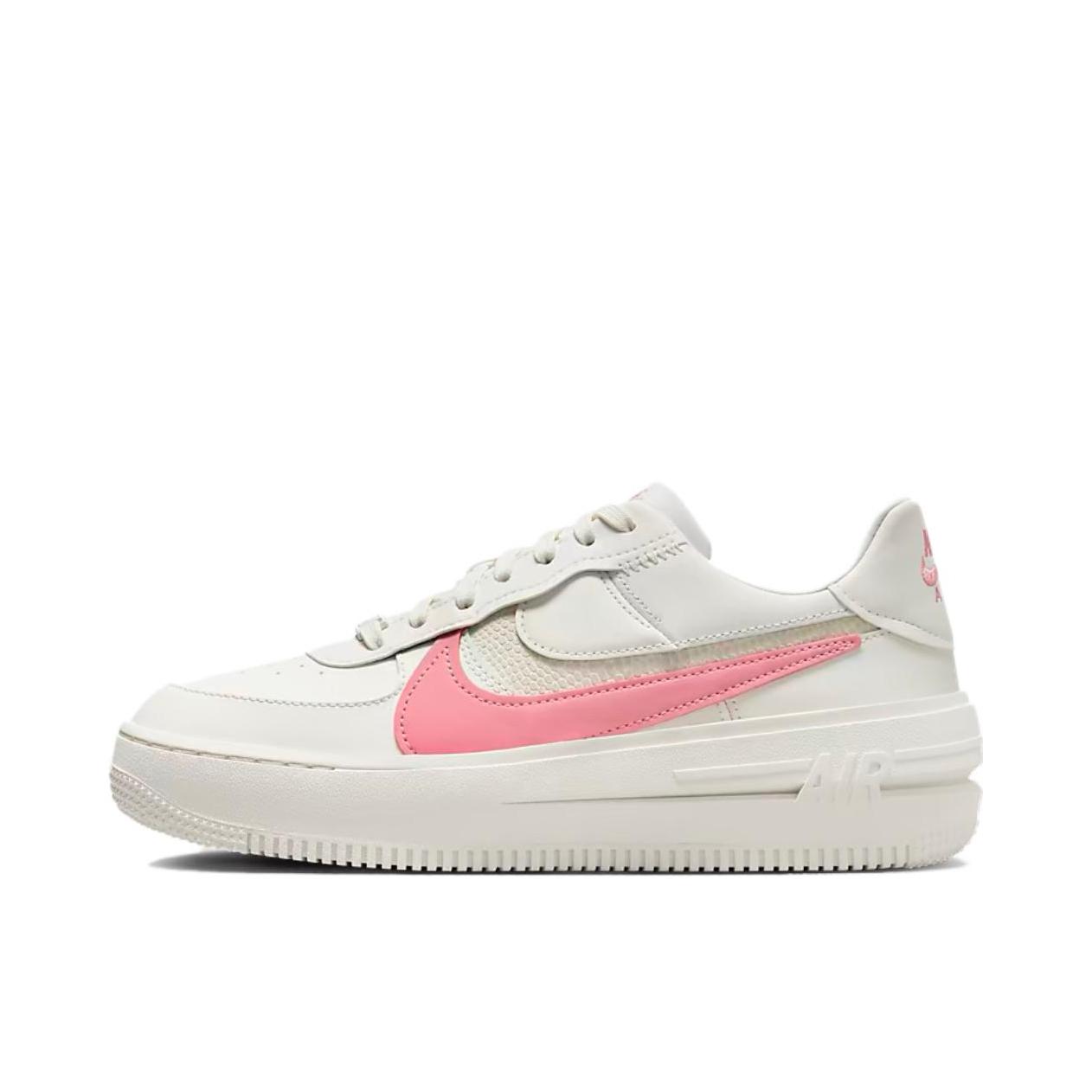 推荐商品：Nike Air Force 1 空军一号 板鞋 轻便舒适百搭耐磨防滑复古 帆白/珊瑚粉红/椰奶色