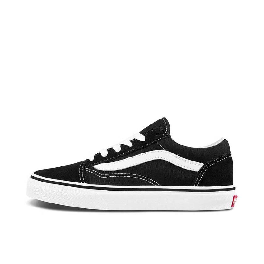推荐商品：Vans/范斯 Old Skool 魔术贴 防滑耐磨 减震 软底 板鞋儿童 小童/黑白色
