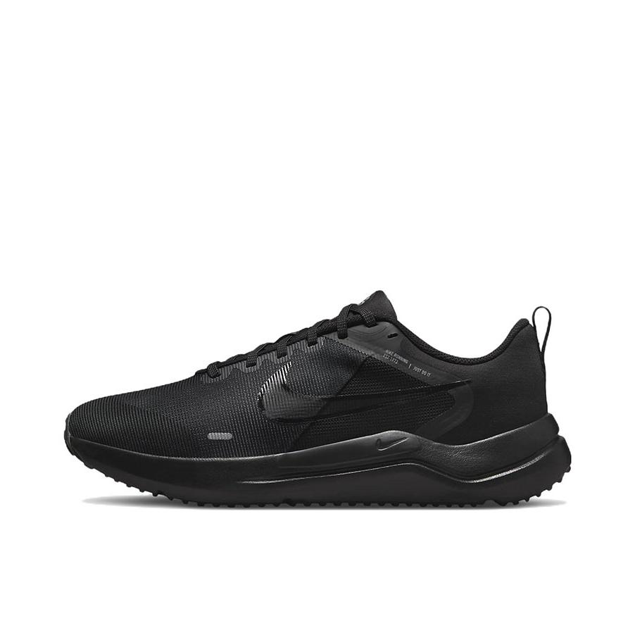 推荐商品：Nike Downshifter 12 跑鞋 舒适回弹减震耐磨轻便透气网面织物 男款/宽版/全黑