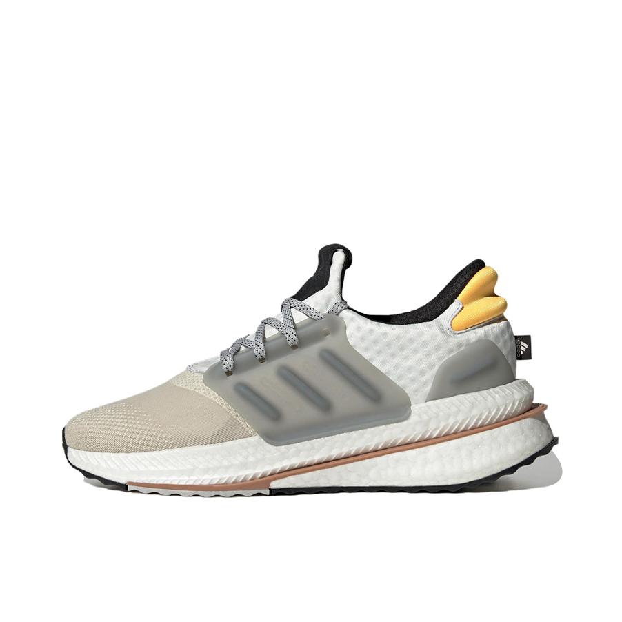 推荐商品：adidas X_plrboost 跑鞋 圆头缓震防滑耐磨健身训练轻便透气排汗回弹织物慢跑 白色/米色/灰色