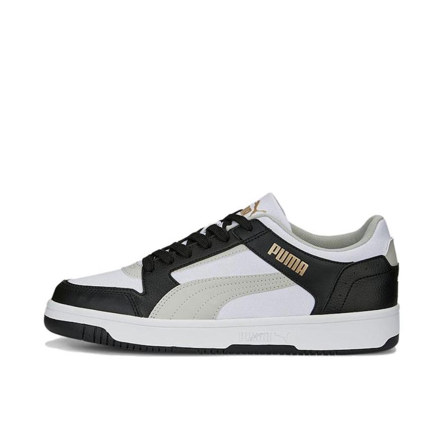 推荐商品：Puma/彪马 Rebound Joy 板鞋 防滑耐磨减震透气拼接复古百搭圆头贴合休闲运动篮球风 黑色/白色/灰色