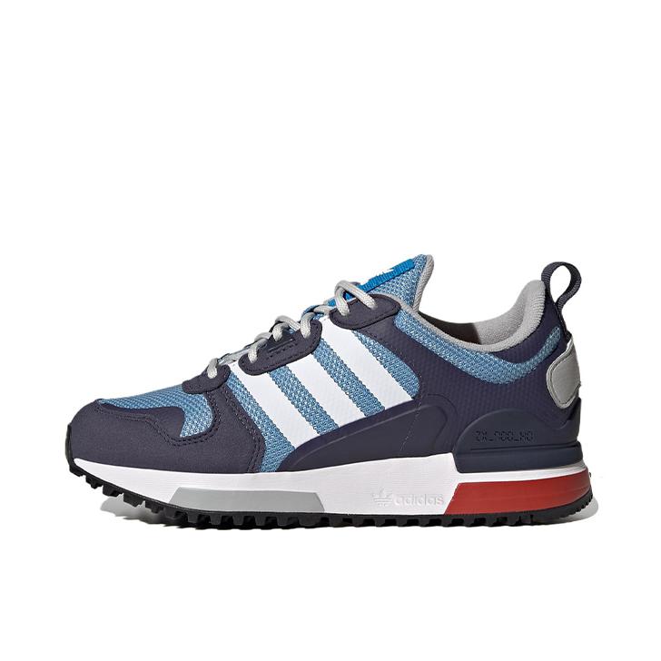 推荐商品：adidas Originals ZX 700 HD 防滑耐磨 轻便 网面透气 舒适 复古 织物 运动休闲鞋 大童/浅蓝/深蓝/白色