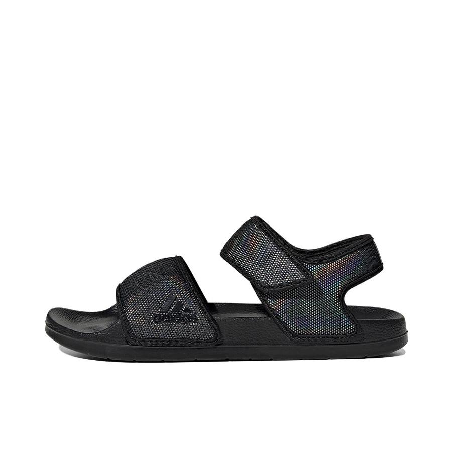 推荐商品：adidas Adilette Sandal 凉鞋 沙滩轻便透气魔术贴防滑耐磨运动一字带 黑色/波点