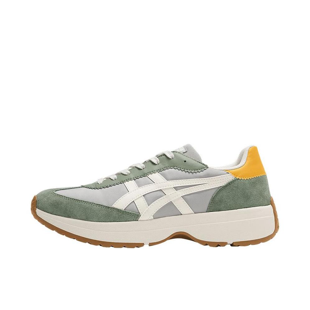推荐商品：Onitsuka Tiger Traidio 防滑耐磨 舒适透气 生活 运动 休闲鞋 绿色/灰色