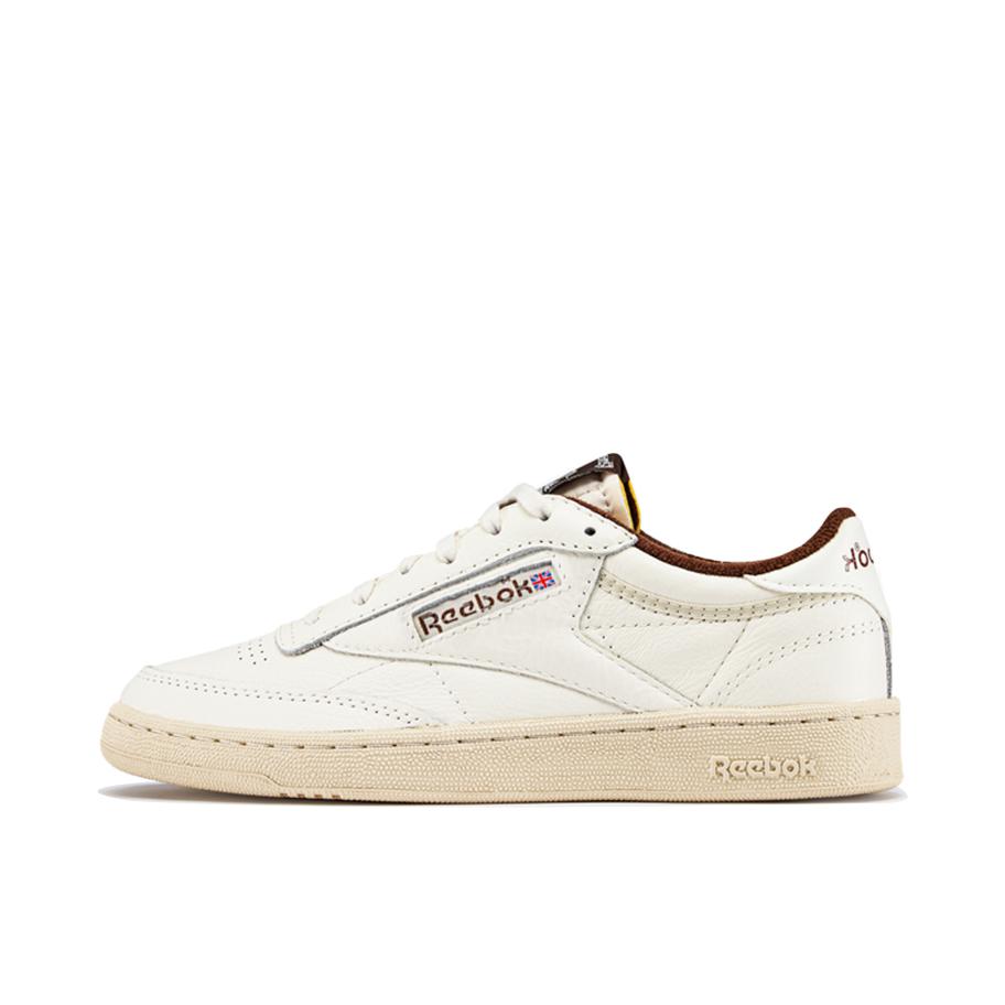 推荐商品：Reebok/锐步 Club C 85 经典复古 防滑耐磨 防水 运动 脏脏鞋 板鞋 奶白色