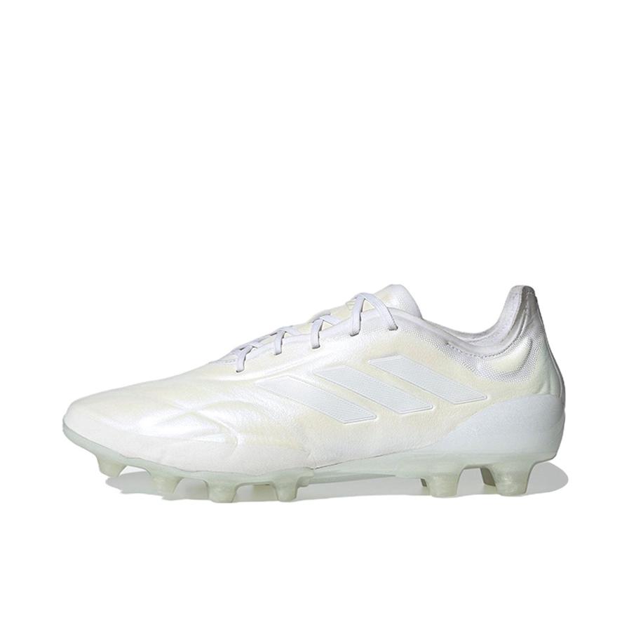 推荐商品：adidas Copa Pure.1 HG/AG 高端 胶质混钉 人造草地 减震防滑耐磨 足球鞋 白色