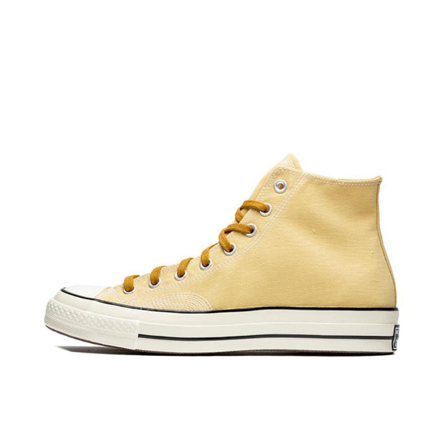 推荐商品：Converse/匡威 1970s 帆布鞋 圆头防滑经典复古轻便时尚拼接百搭 奶白色/黄色