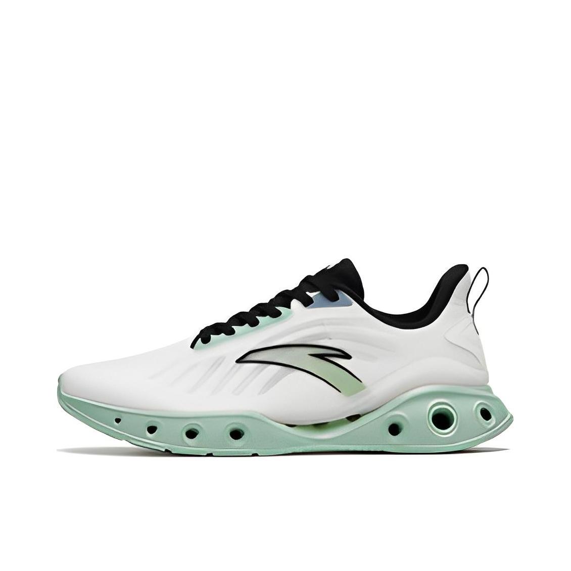 推荐商品：安踏 小能量环 跑鞋 减震回弹防滑耐磨网面透气舒适软底潮流 象牙白/黑色/水粉绿