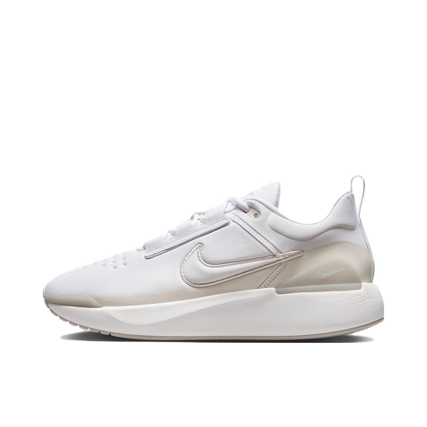 推荐商品：Nike E-Series 1.0 跑鞋 防滑耐磨缓震回弹抓地轻便透气舒适百搭支撑织物合成革运动 山峰白/幻影灰白/浅红木褐