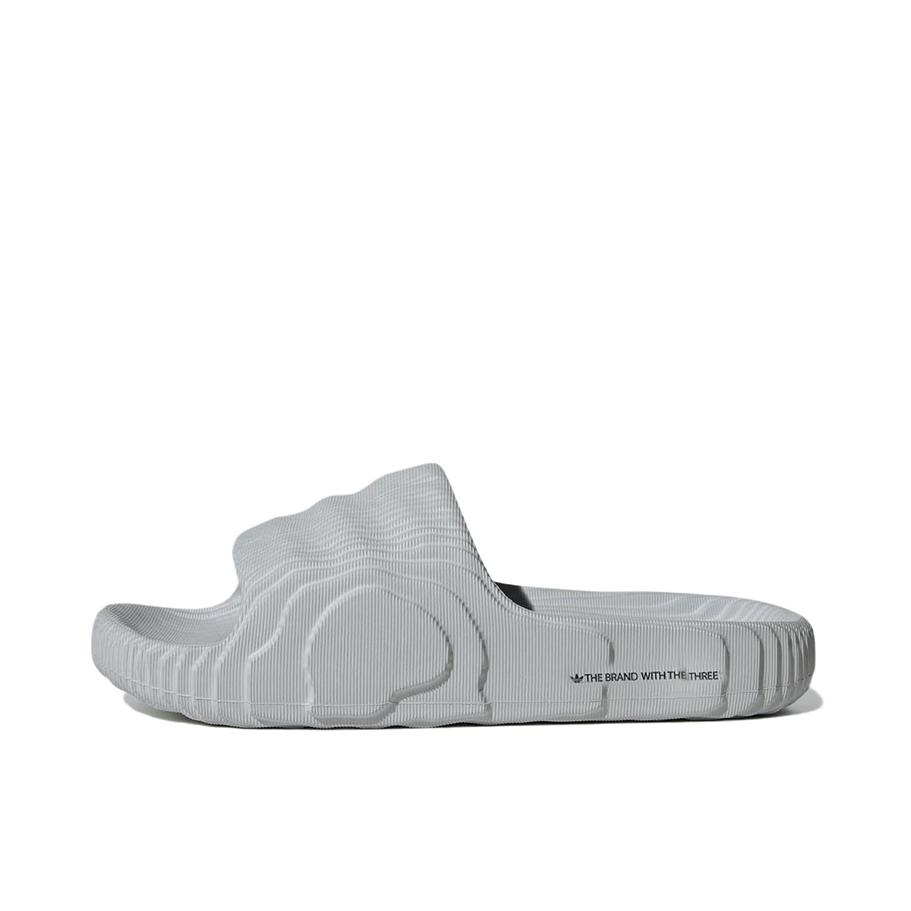 推荐商品：adidas Original Adilette 22 防滑耐磨 舒适轻便 百搭 一字 外穿 拖鞋 深灰