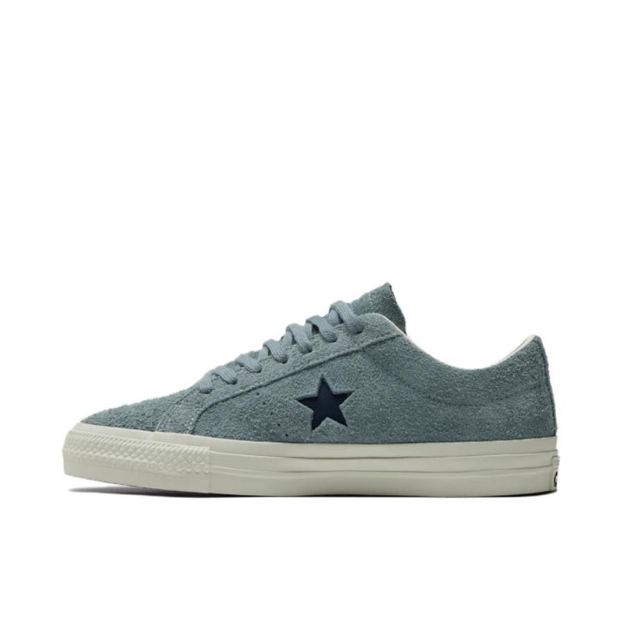 推荐商品：Converse/匡威 One Star Pro 翻毛皮 潮流复古 舒适 耐磨 防滑 板鞋 翻毛皮/灰蓝/黑色