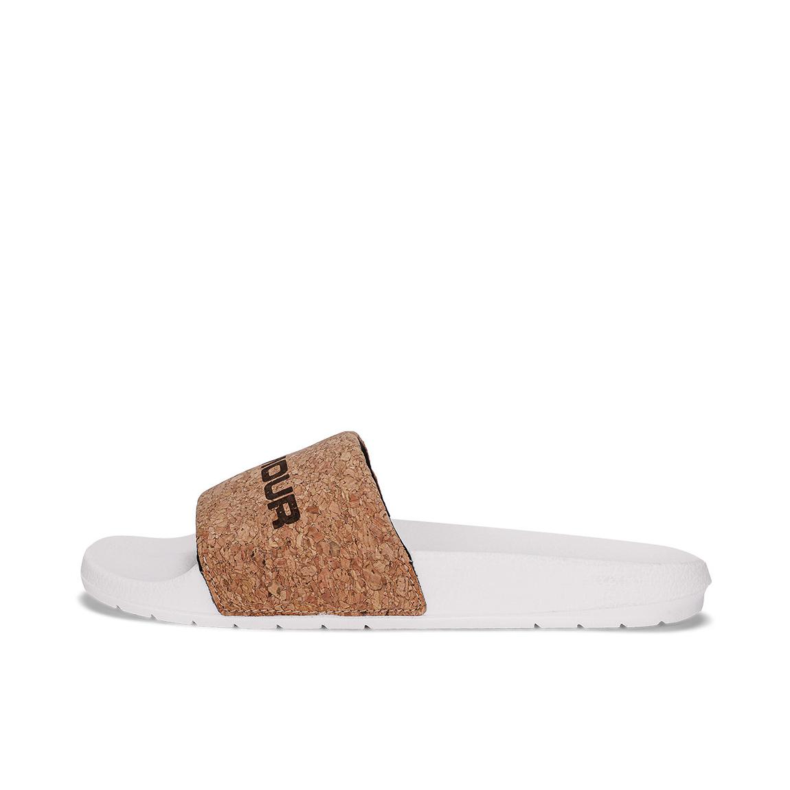 推荐商品：Under Armour/安德玛 Core Remix Slides 时尚潮流 防滑耐磨 轻便透气 舒适休闲 软底平跟 橡胶底 一字 拖鞋 褐色