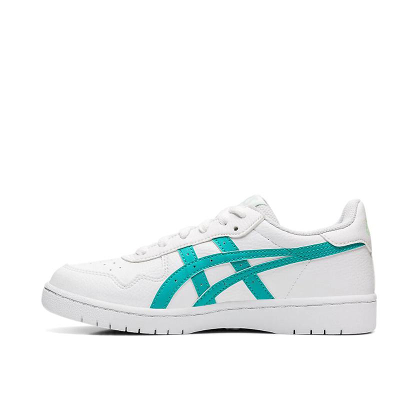 推荐商品：Asics/亚瑟士 Tiger Japan S 板鞋 薄底潮流休闲复古透气防滑耐磨 GS/白色/绿色