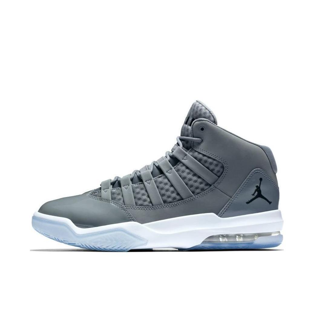 推荐商品：Jordan Max Aura 篮球鞋 复古百搭舒适缓震防滑耐磨合成革 Cool Grey 灰色