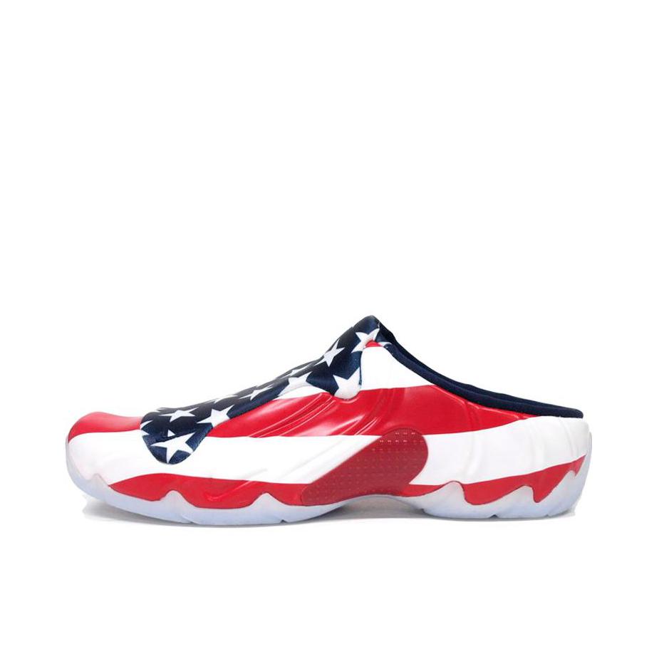 推荐商品：Nike Clogposite 风拖 舒适防滑 轻便防磨 橡胶底 合成革 包头 拖鞋 美国国旗