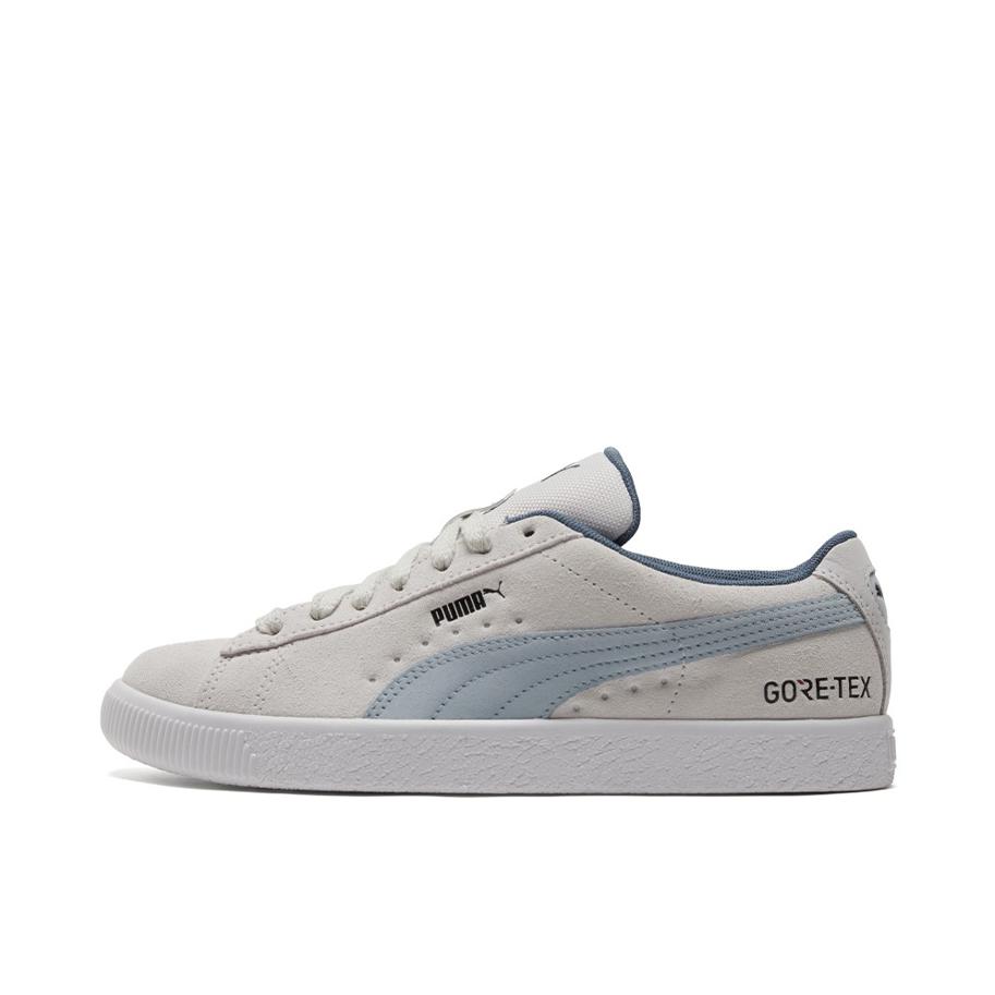 推荐商品：Puma/彪马 Suede Bow 板鞋 耐磨轻便舒适透气蝴蝶结滑复古 灰色/雾蓝