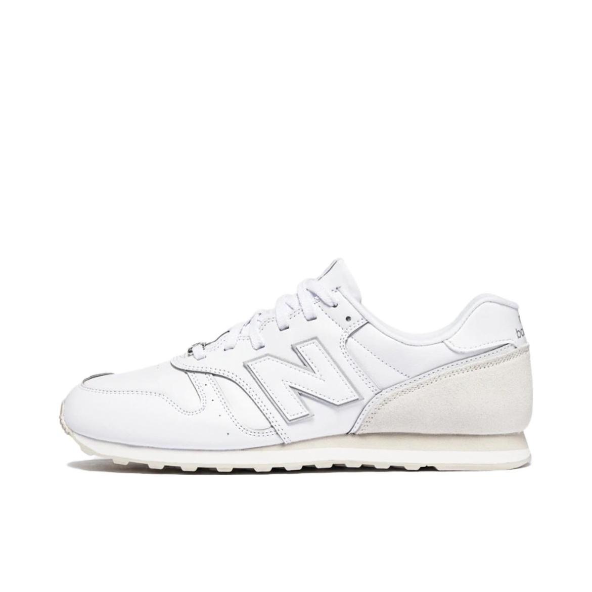 推荐商品：New Balance 373 织物 经典复古 百搭简约 网布 减震 舒适透气 防滑耐磨 低帮 合成革 马拉松 轻便缓震 运动休闲鞋 白色