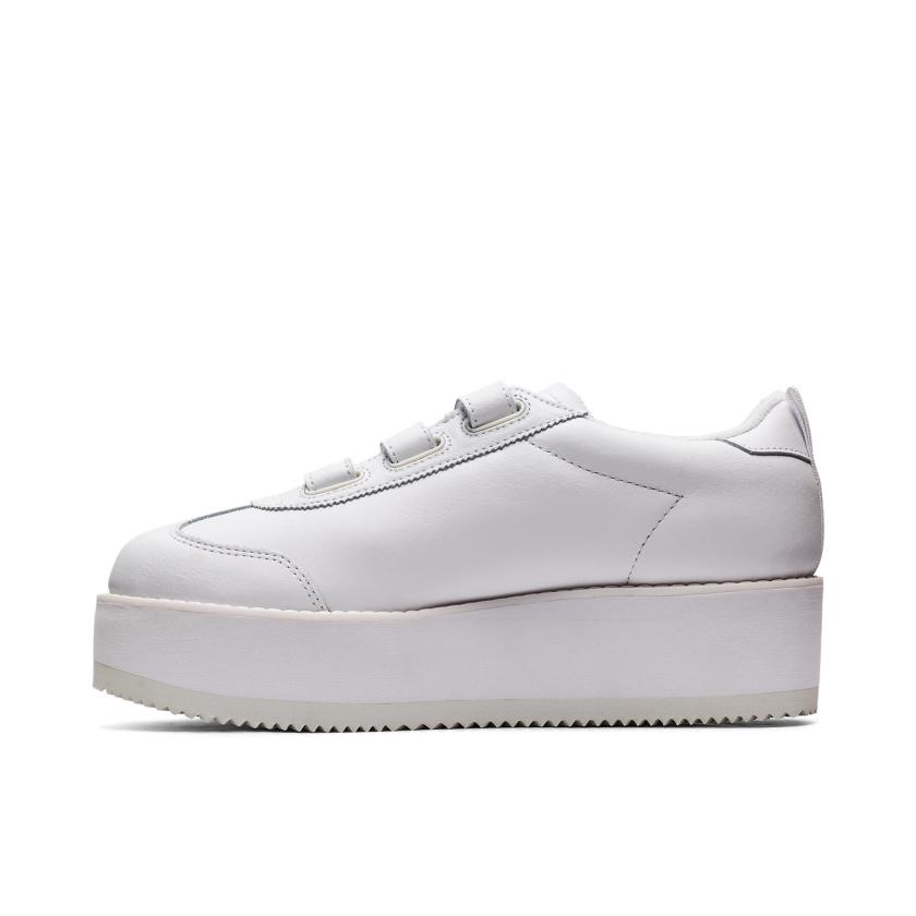 推荐商品：Onitsuka Tiger Delegation Chunk 防滑耐磨 增高 牛皮 厚底鞋 白色