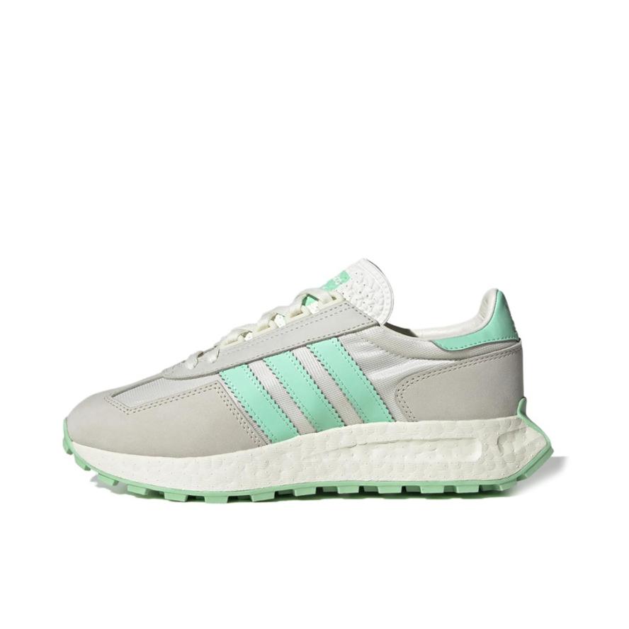 推荐商品：adidas Originals RETROPY E5 跑鞋 缓震透气复古 女款/灰色/绿色/白色