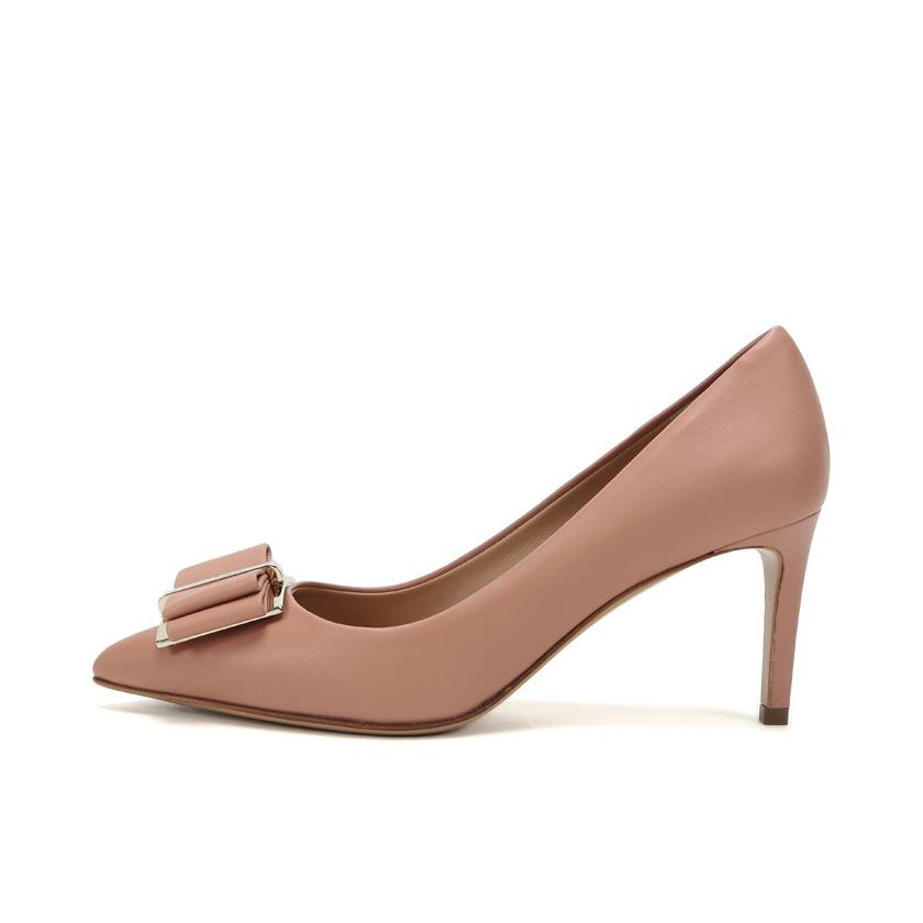 Salvatore Ferragamo 羊皮双蝴蝶结 高跟鞋 0705769