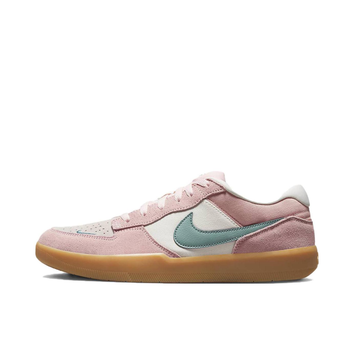 推荐商品：Nike SB Force 58 滑板鞋 板鞋 街头胶底防滑耐磨舒适透气百搭复古 600樱粉/矿物青/幻影灰白/橡皮黄