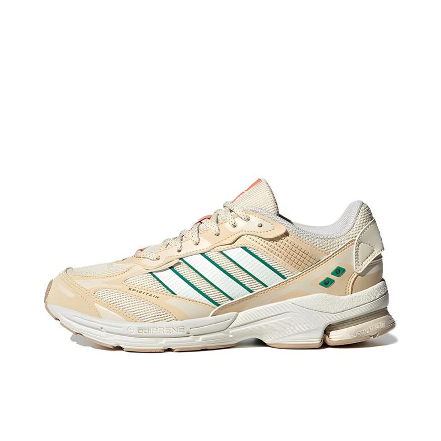 推荐商品：adidas Spiritain 2000 跑鞋 减震防滑耐磨休闲复古织物防水合成革轻运动 米白色/卡其色/亮白色/绿色