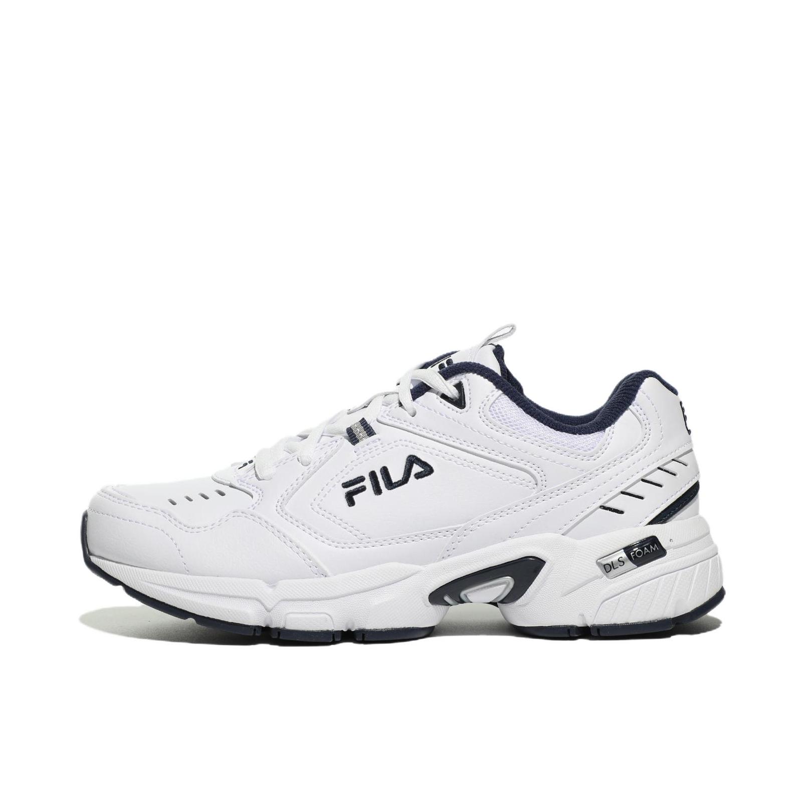 推荐商品：FILA/斐乐 ranger 网面透气 防滑耐磨 舒适减震 织物 复古百搭 跑鞋 1RM01141D 白色/蓝色