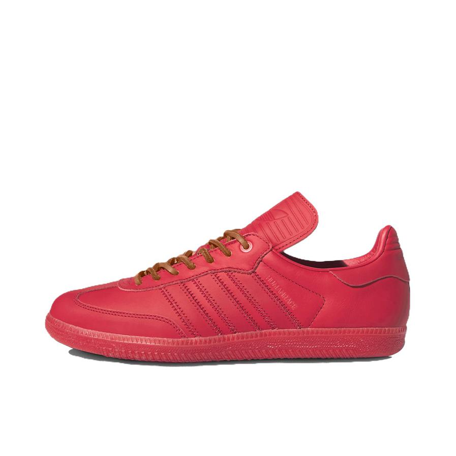 推荐商品：adidas Originals Samba OG T头鞋 板鞋 经典复古舒适百搭耐磨合成革圆头薄底贴合 Pharrell Williams 联名/红色