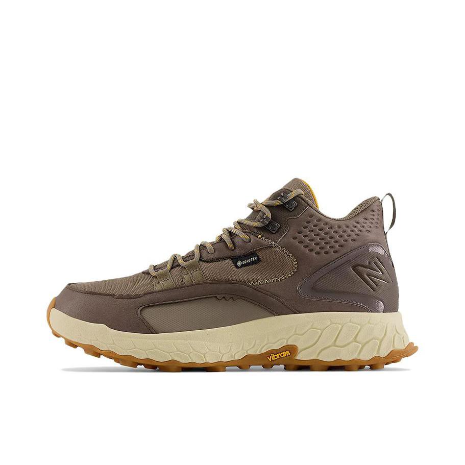 推荐商品：New Balance Hierro Mid 织物 减震透气 防滑耐磨 跑鞋 褐色
