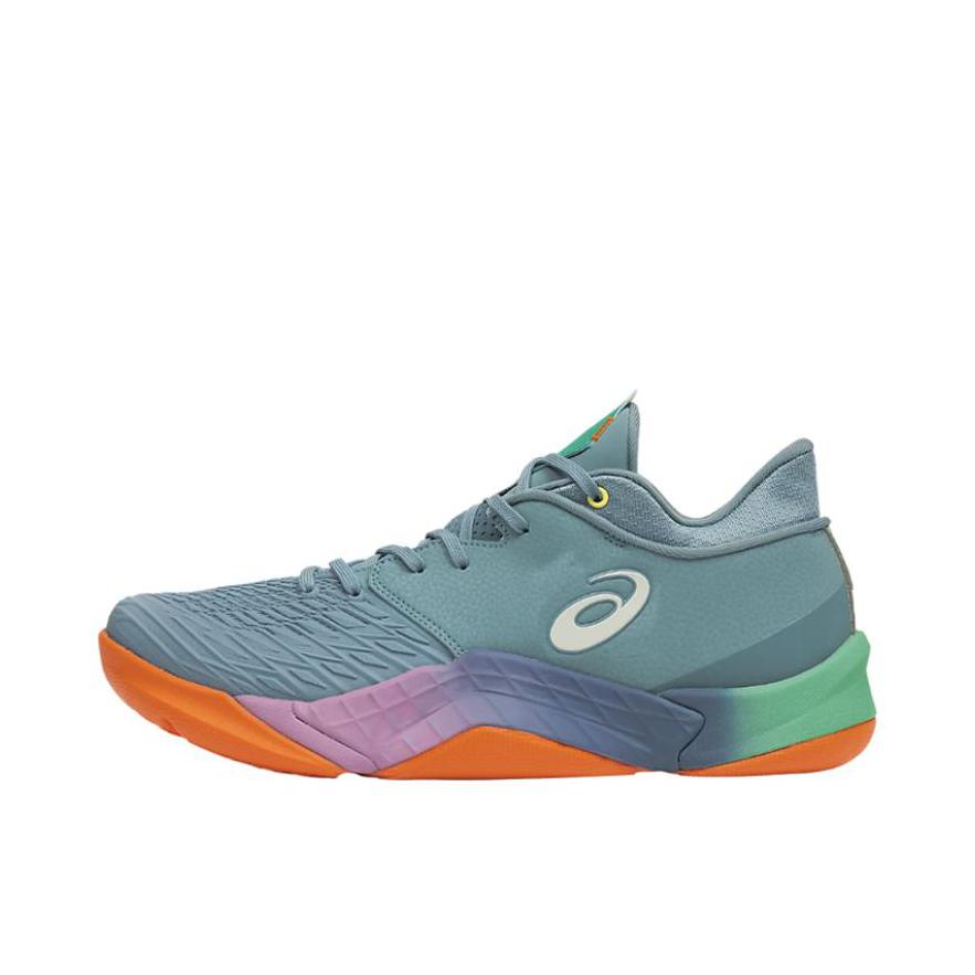 推荐商品：Asics/亚瑟士 Unpre Ars 防滑耐磨 实战缓震 支撑 包裹性 织物 合成革 圆头 篮球鞋 ballaholic联名/灰色/绿色