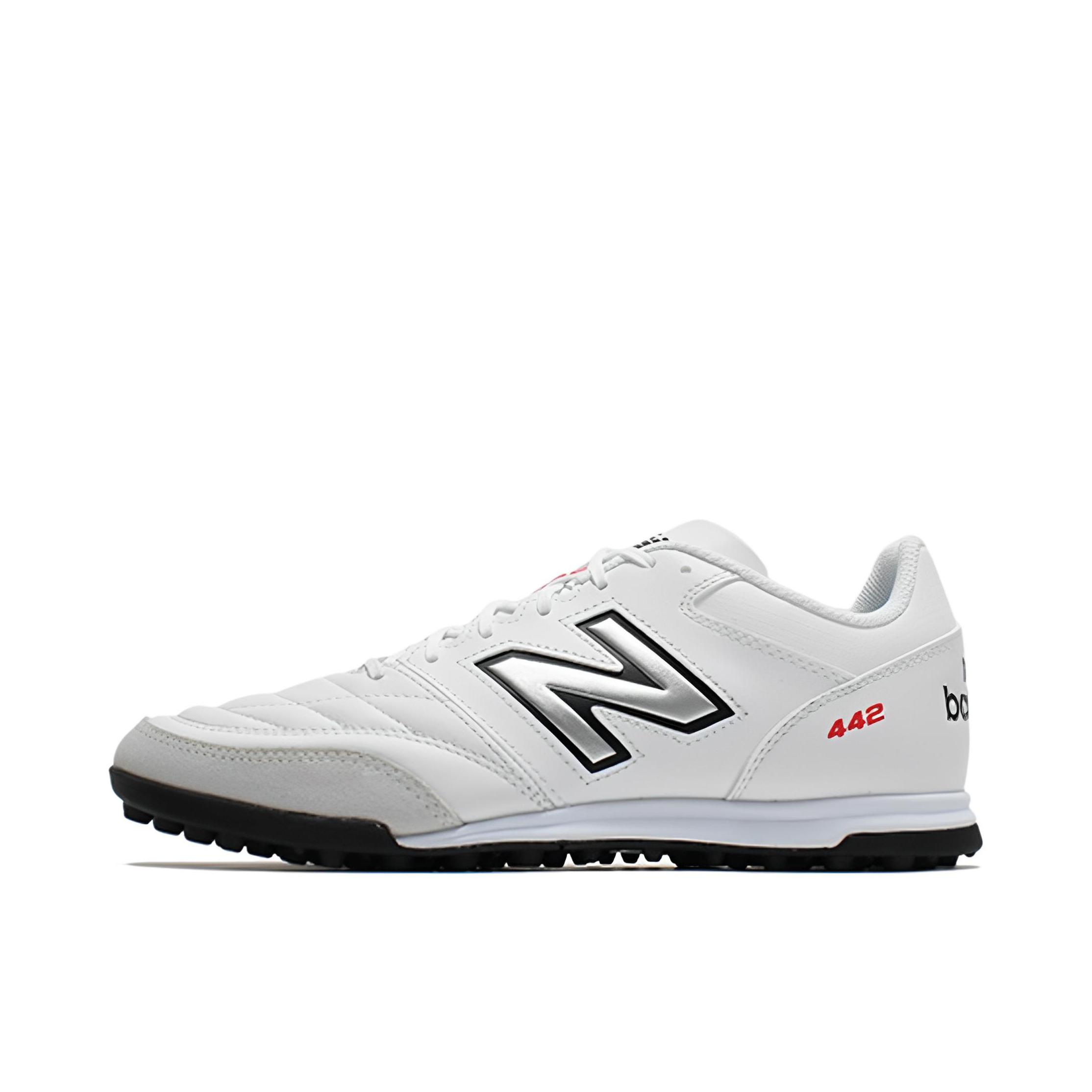 推荐商品：New Balance 442 Team TF 草地 防滑耐磨 舒适百搭 碎钉 胶质 足球鞋 白色