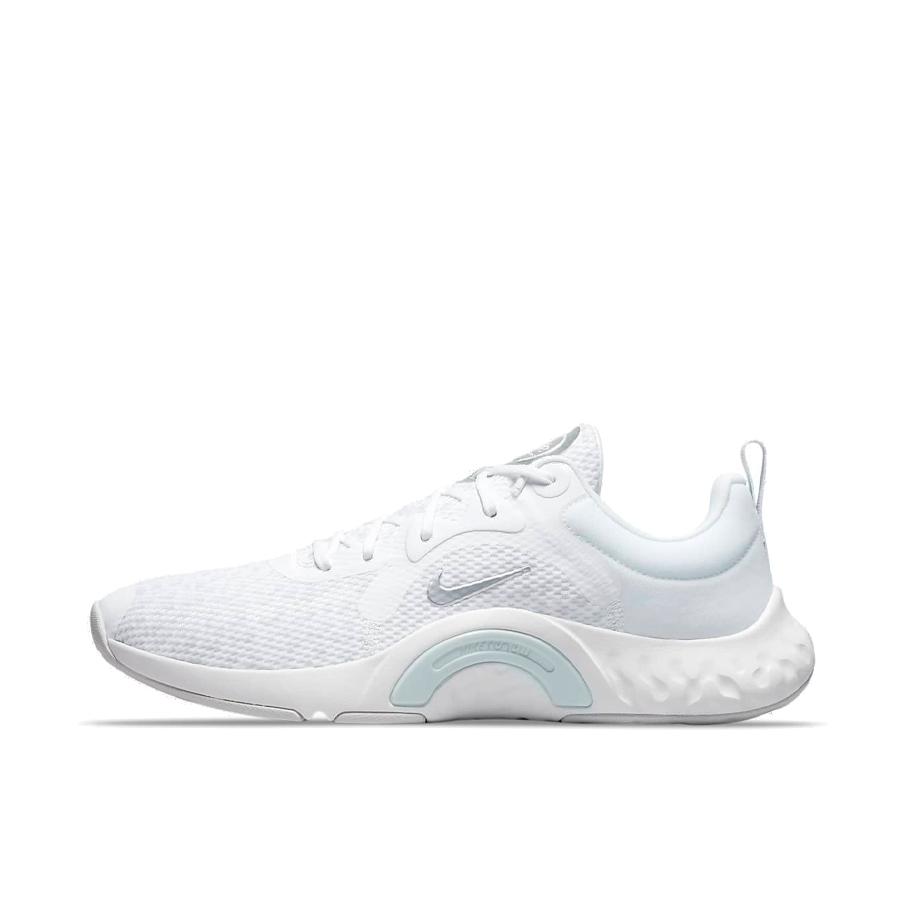推荐商品：Nike Renew In-Season TR 11 运动休闲鞋 综合训练健身轻便透气防滑耐磨复古包裹性 白色/蓝色