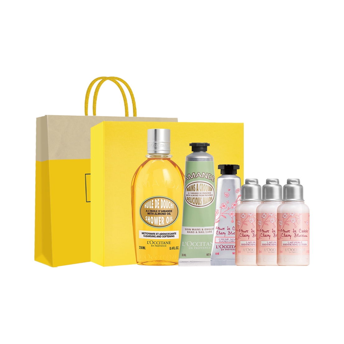 推荐商品：欧舒丹 甜扁桃沐浴油乳木果舒缓肌肤护手霜限量礼盒套装