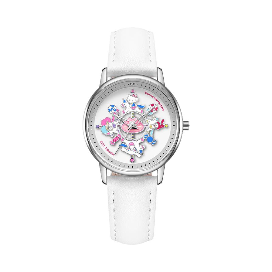 推荐商品：【Tide color X 三丽鸥联名】旋转木马 初高中学生石英女式手表