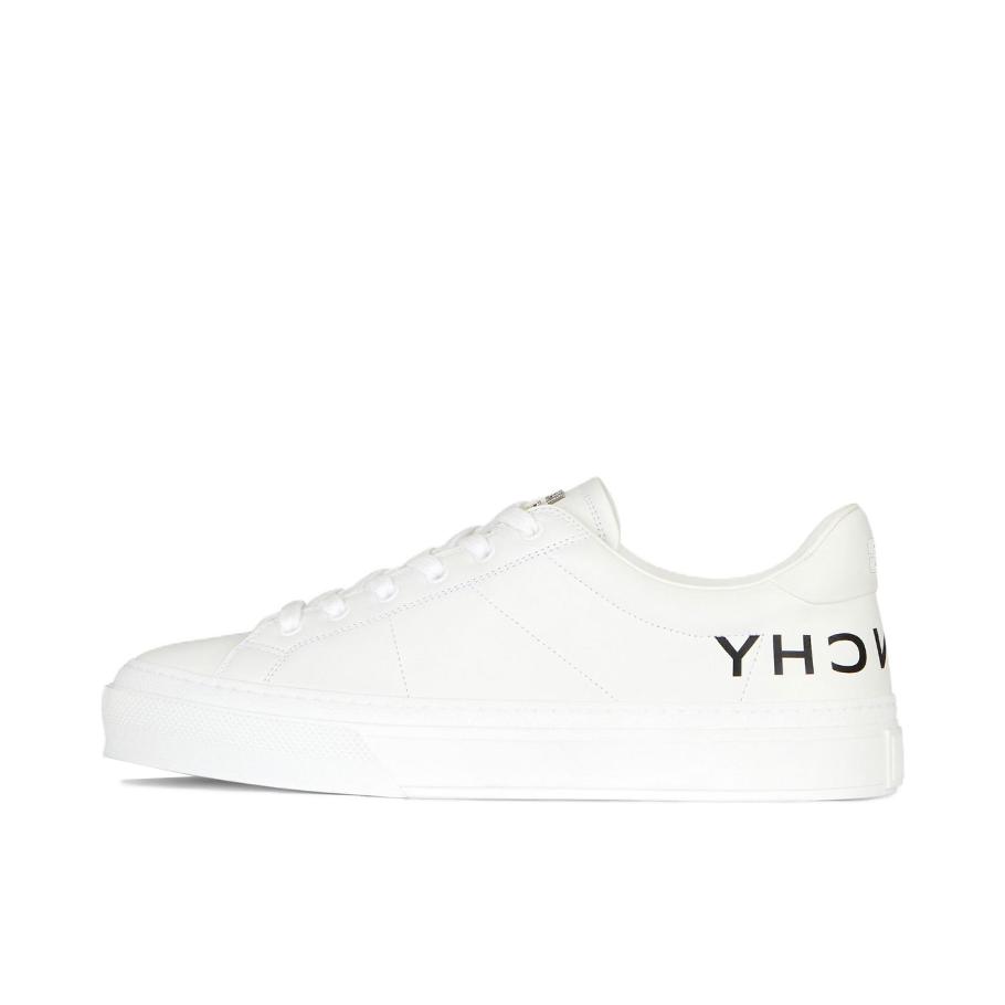 推荐商品：Givenchy City Sport 光滑小牛皮 时尚 板鞋 BH005VH1DQ-004 白色/黑色
