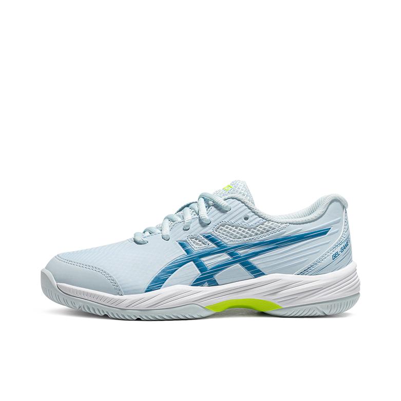 推荐商品：Asics/亚瑟士 Gel-Game 9 速度型 防滑抓地 网面透气 稳定支撑 网球鞋 GS/蓝色/白色